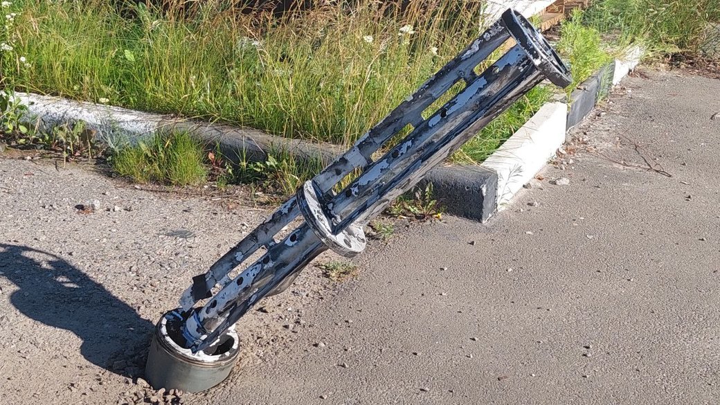 Jстатки российского "Урагана" на Северной Салтовке, 27 июня 2022 года.