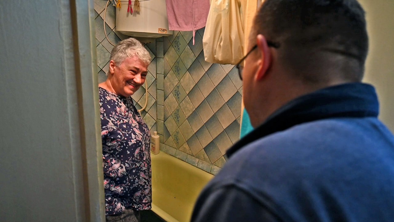 В дома Рогани подали горячую воду.