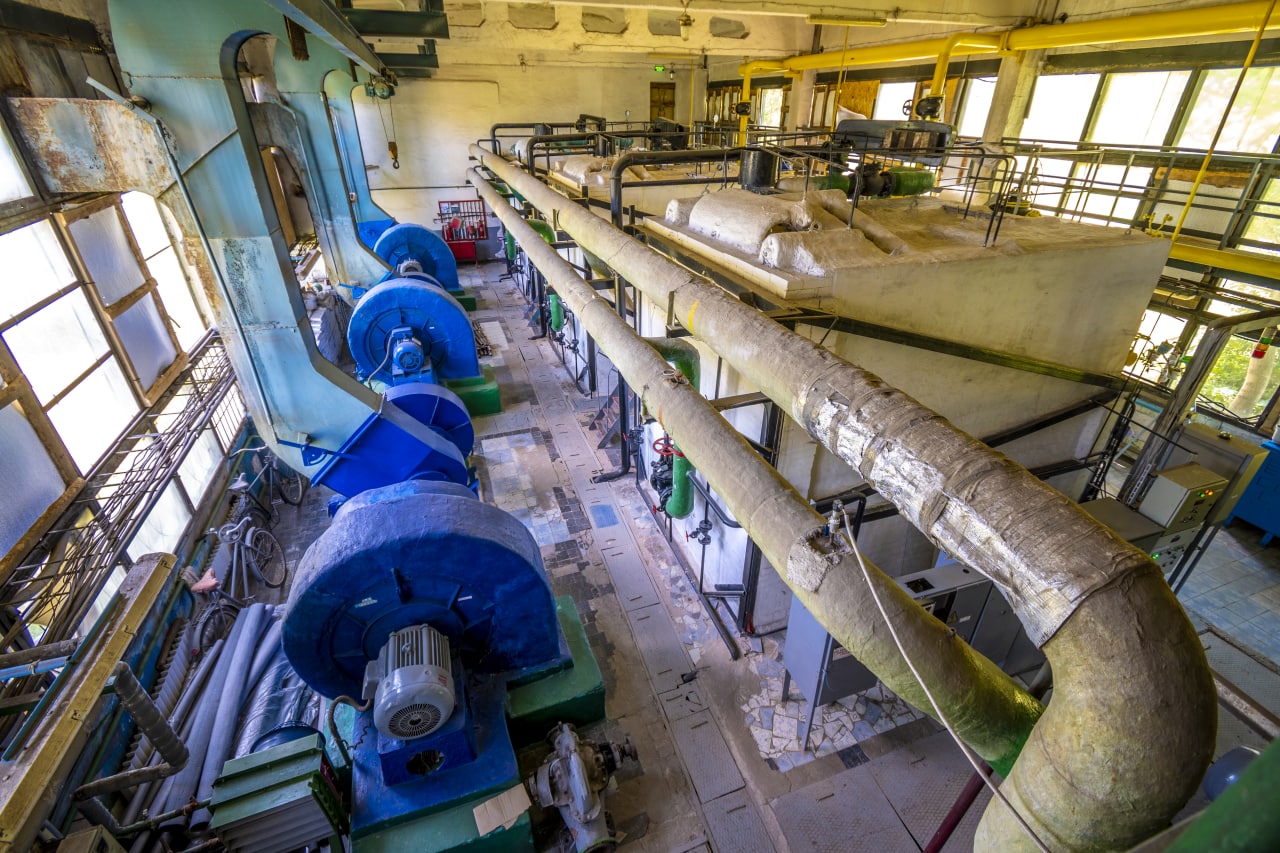 В дома Рогани подали горячую воду.