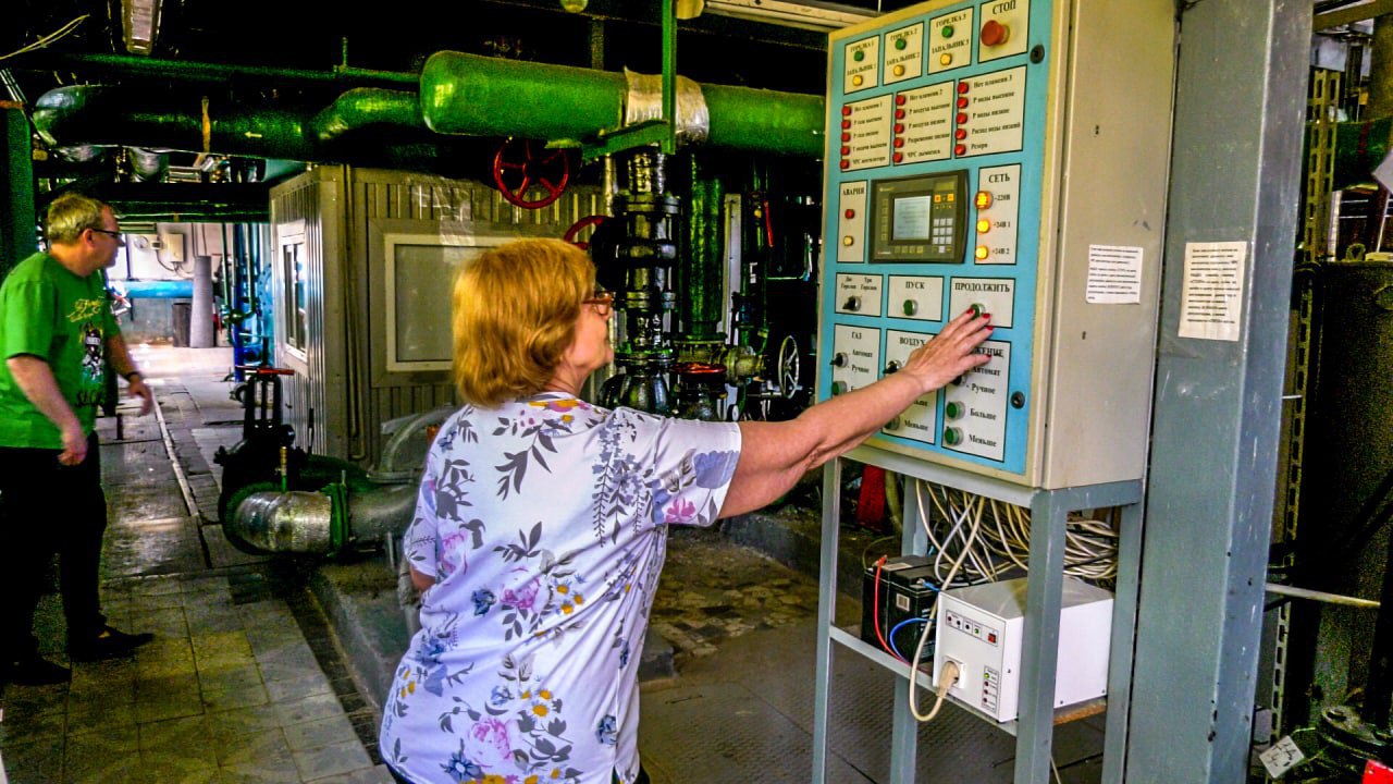 В дома Рогани подали горячую воду.