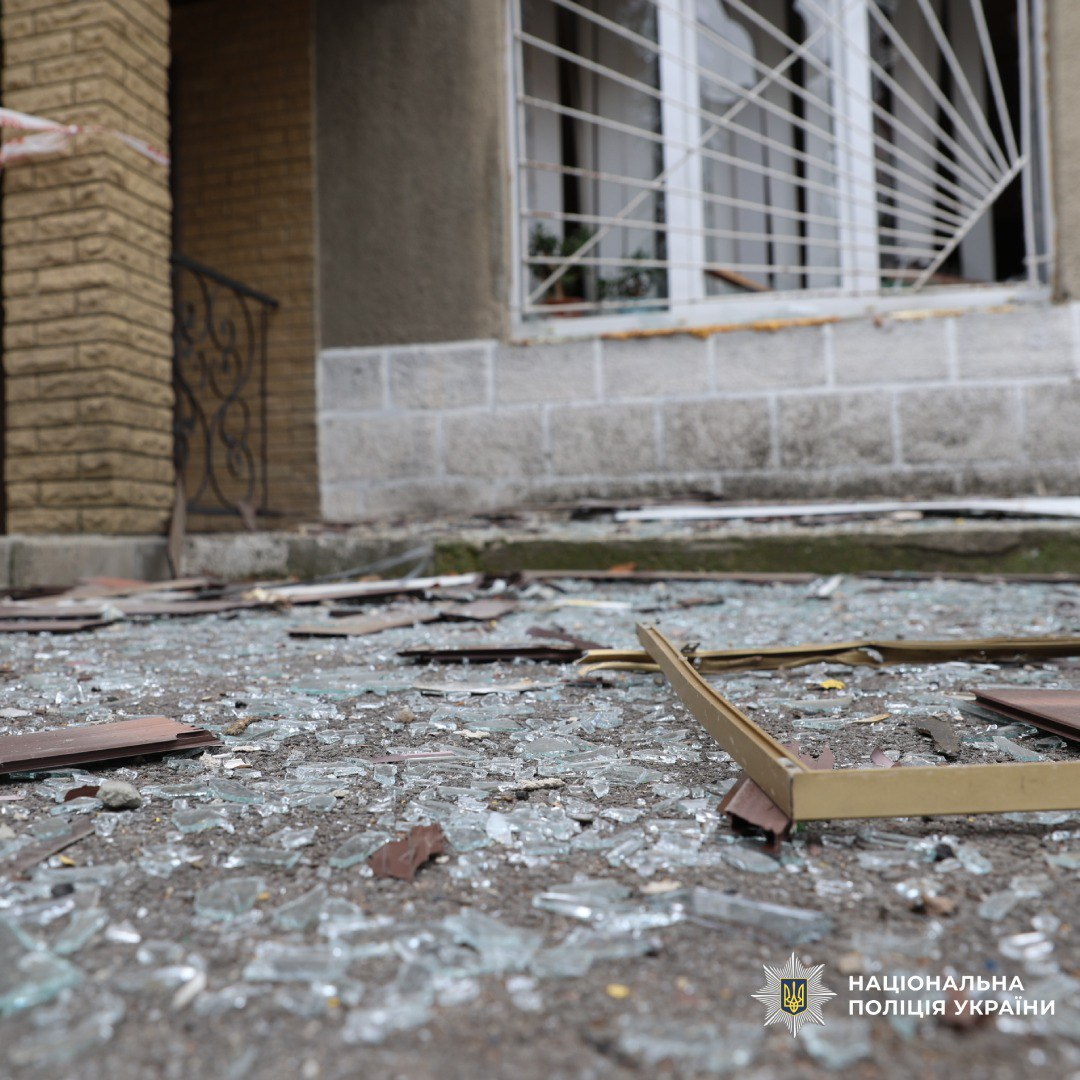 Россияне ударили по Харькову беспилотником: куда попали. Фото: Нацполиция