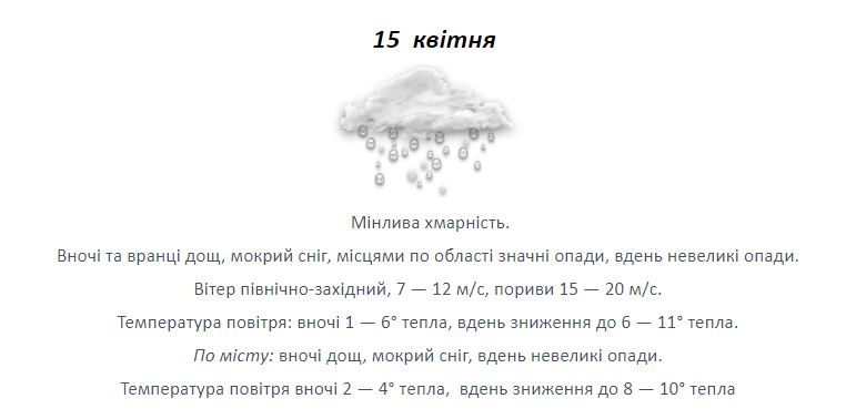 Сильный ветер и мокрый снег: синоптики предупредили харьковчан о заморозках фото 1