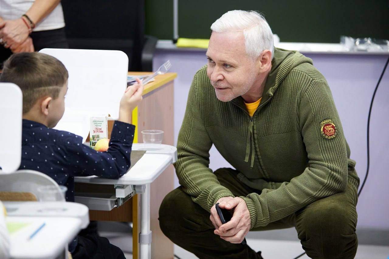 В Харькове открыли вторую подземную школу Фото: t.me/ihor_terekhov