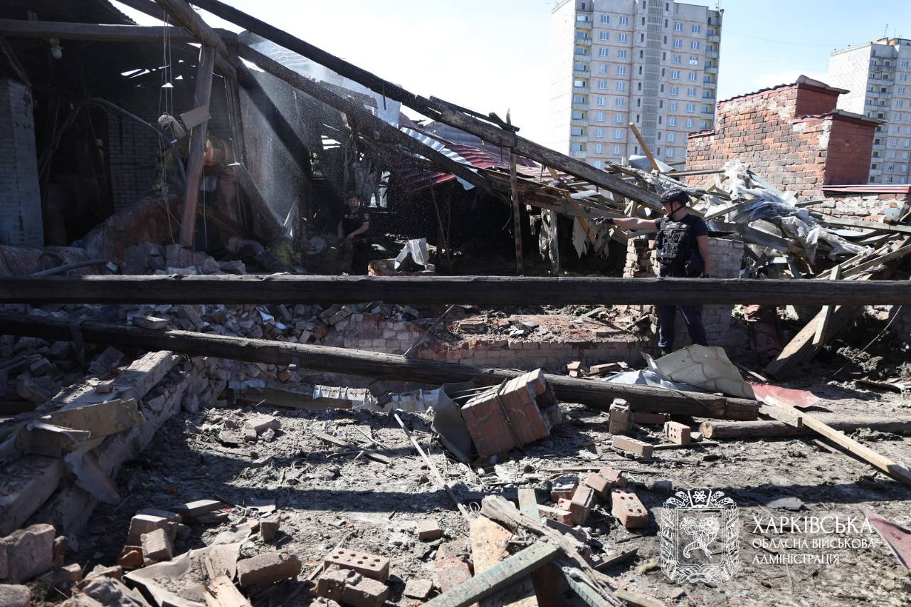 Россияне ударили по Харькову беспилотниками. Фото: ХОВА