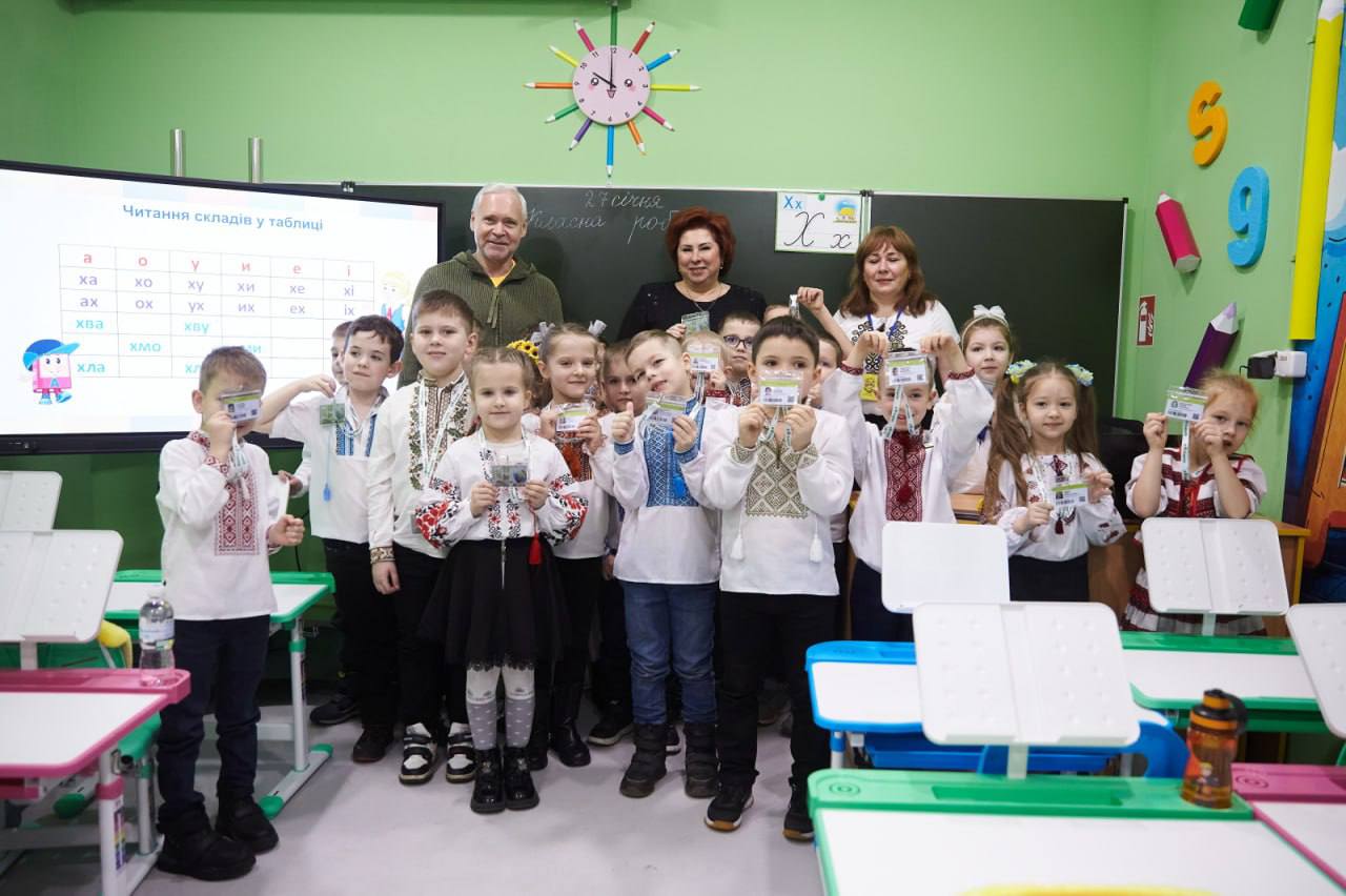 В Харькове открыли вторую подземную школу Фото: t.me/ihor_terekhov