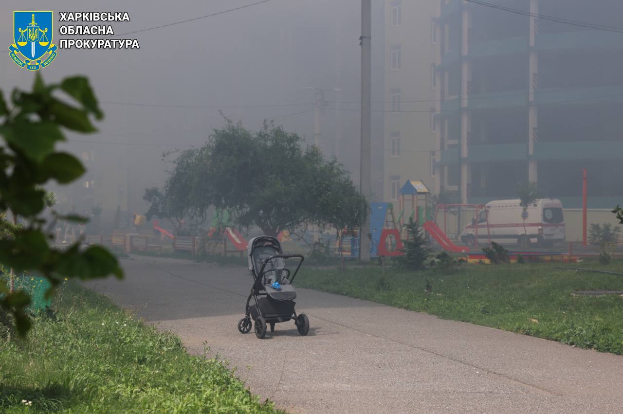 Авіаудар по Харкову: більше 40 постраждалих, серед них — вагітні і немовлята. Фото: Харківська облпрокуратура