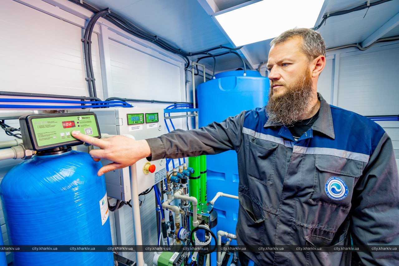 В Харькове устанавливают бюветы с бесплатной питьевой водой. Фото: Харьковский горсовет