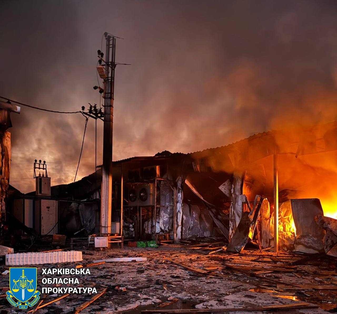 Атака на мясокомбинат в Богодухове: установлены личности погибших. Фото: Харьковская облпрокуратура