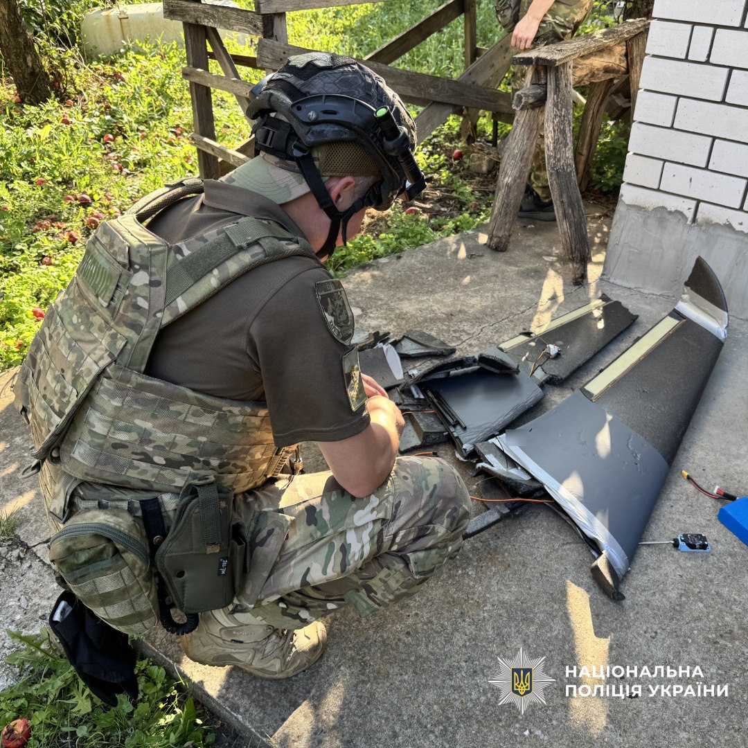 Попали в парк отдыха: россияне ударили по Харькову беспилотниками. Фото: Нацполиция