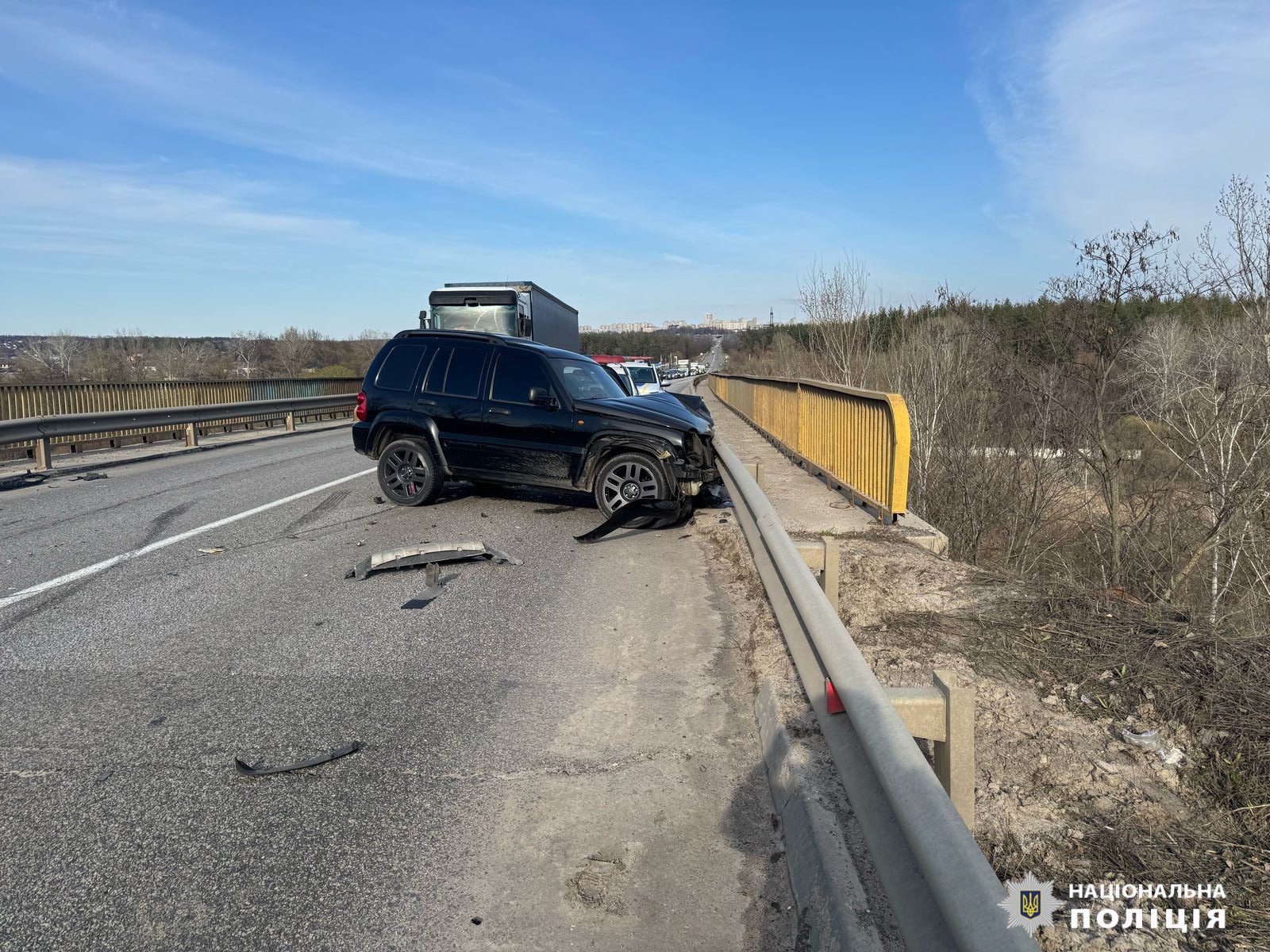 Смертельное ДТП в Харькове: водитель погиб, ребенок &ndash; в тяжелом состоянии. Фото: Нацполиция