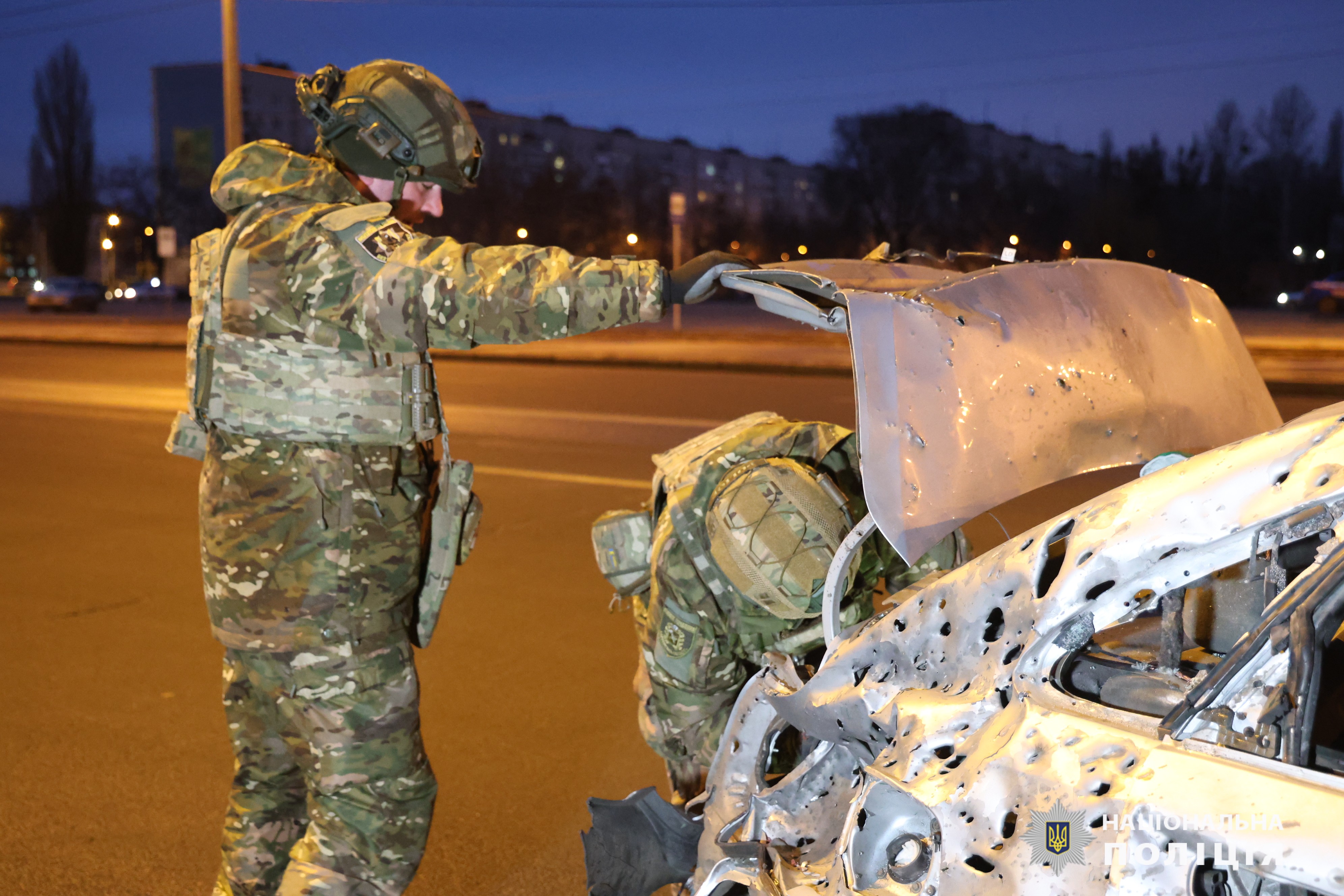 Взрывы в Харькове: россияне обстреляли Слободской район. Фото: Полиция Харьковской области
