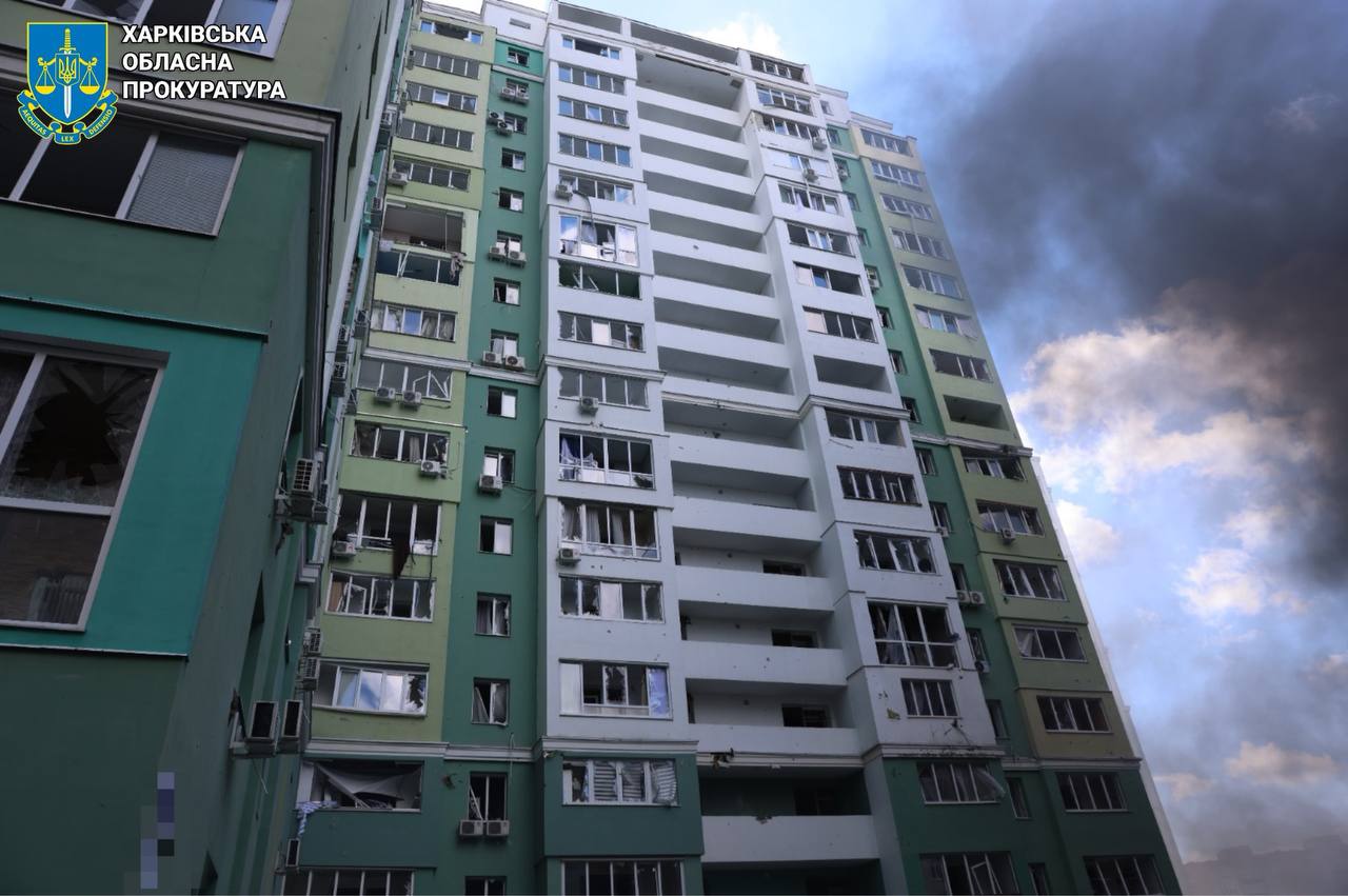 Авіаудар по Харкову: більше 40 постраждалих, серед них — вагітні і немовлята. Фото: Харківська облпрокуратура