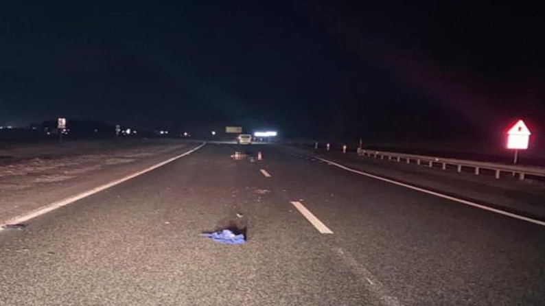 Место совершения ДТП 9 февраля 2022г. Фото: khar.gp.gov.ua