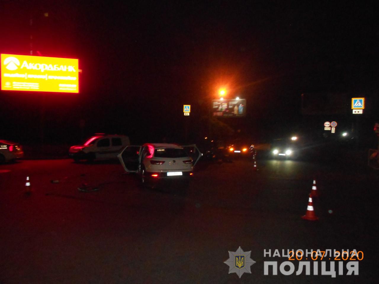 ДТП на Салтовке. Фото: hk.npu.gov.ua