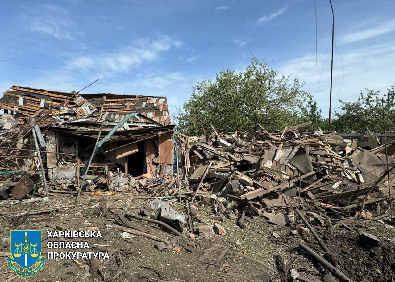 Массированная атака БпЛА по пригороду Харькова: есть погибший и пострадавшие. Фото: Харьковская облпрокуратура