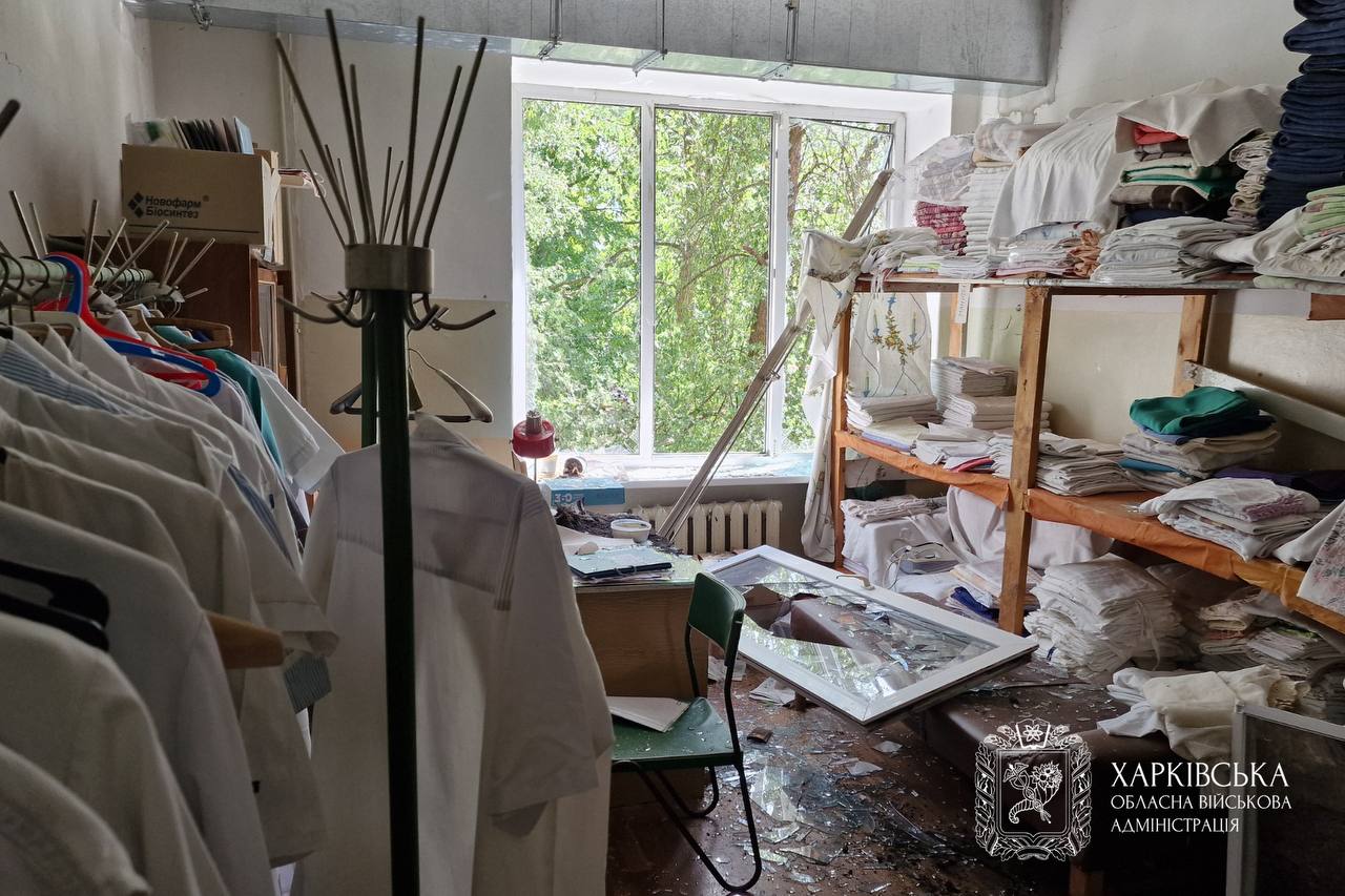 Попали в тубдиспансер: россияне ударили по Харькову КАБом. Фото: ХОВА