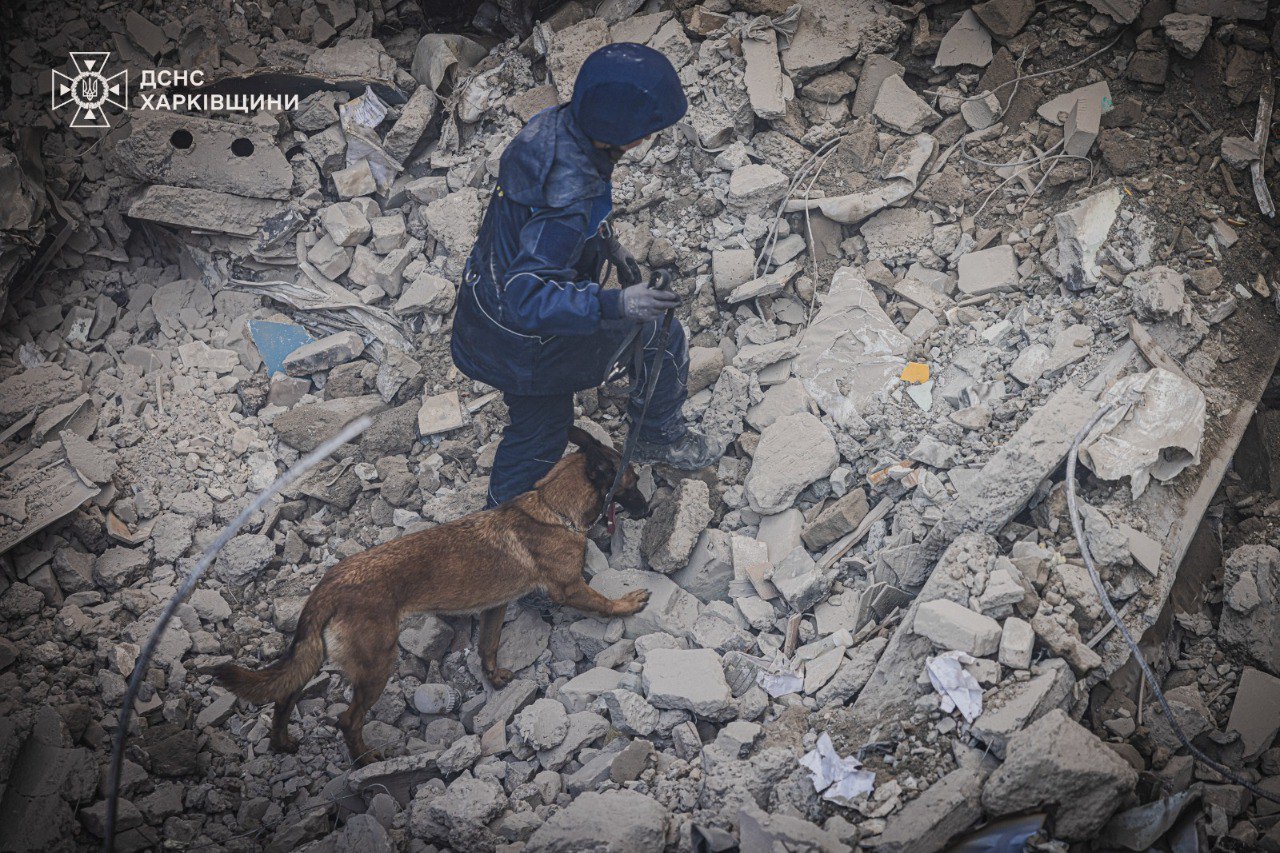 У Харкові на зруйнованому обстрілом заводі знайшли двох загиблих. Фото: ДСНС