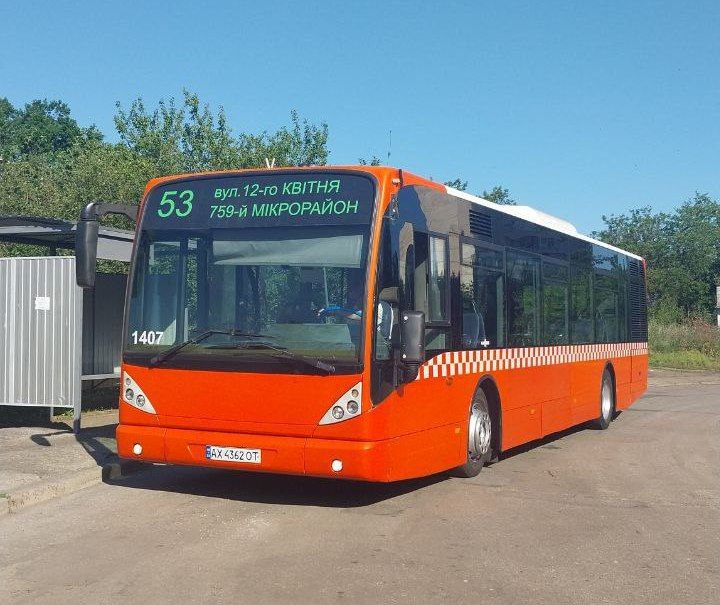 У Харкові на маршрут вийшов перший автобус Van Hool із Литви. Фото: Транспорт Харкова