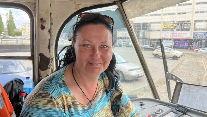 Инна Пономаренко, водитель трамвая. Общественное/Елизавета Пшеничная