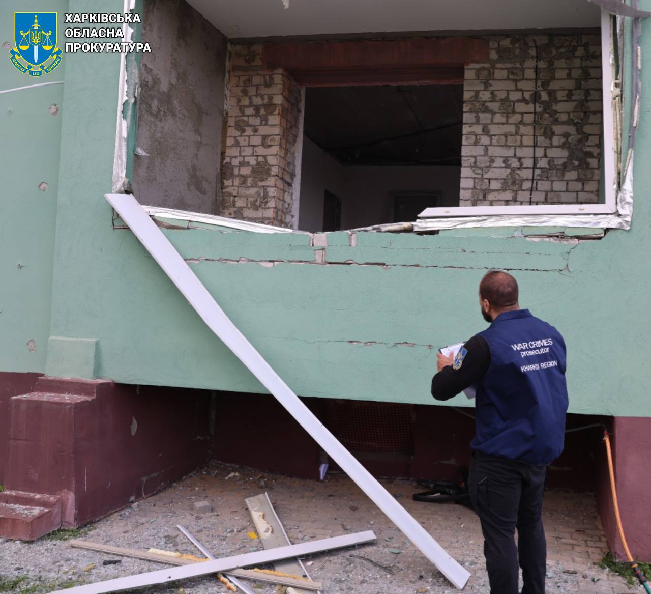 Авіаудар по Харкову: більше 40 постраждалих, серед них — вагітні і немовлята. Фото: Харківська облпрокуратура