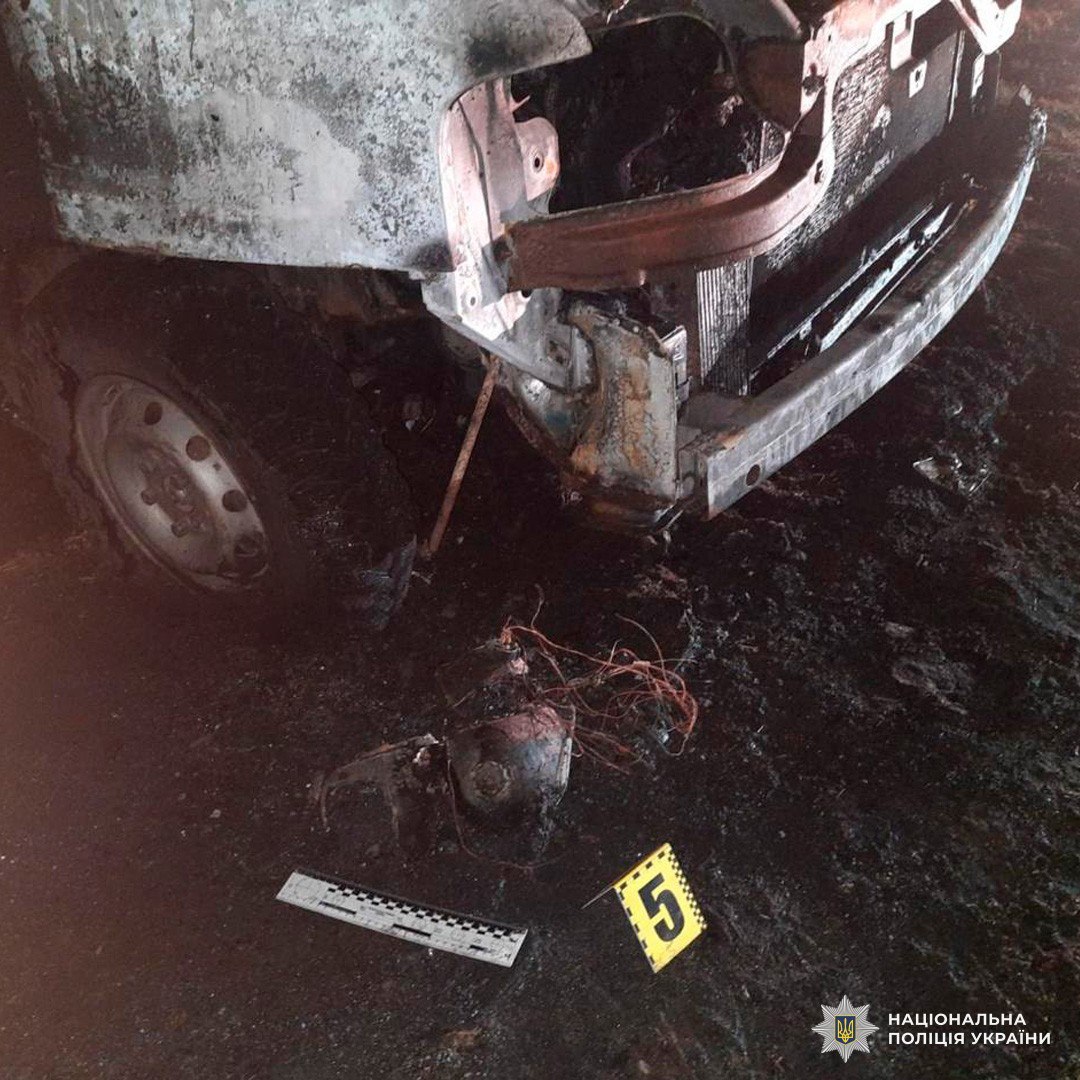 На Харківщині судитимуть підлітків за підпал авто та диверсію на залізниці. Фото: Нацполіція