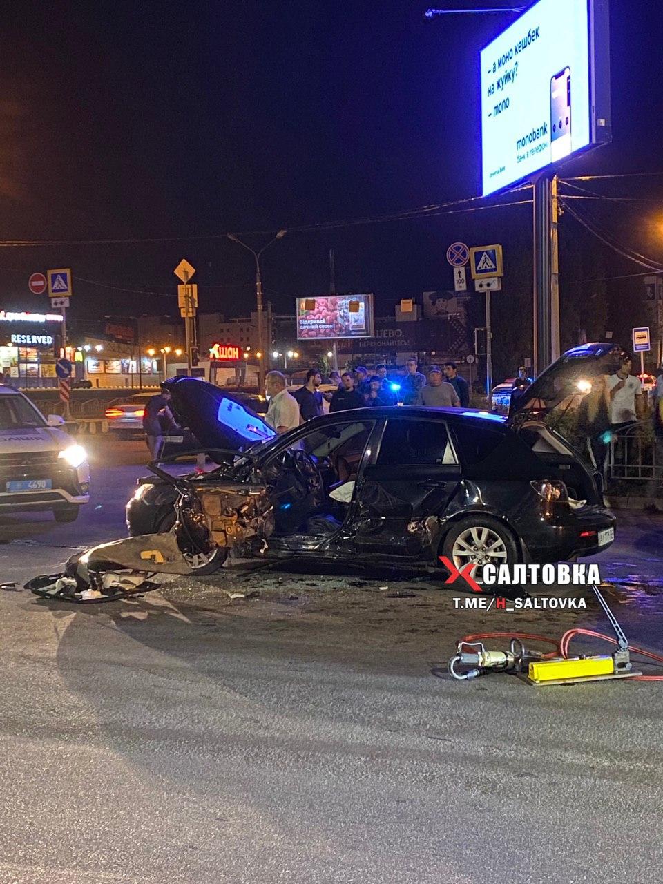 ДТП на Салтовке. Фото: ХС