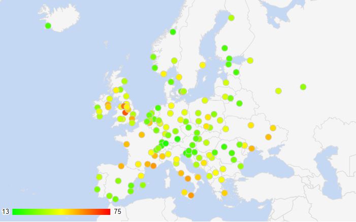 Скриншот: numbeo.com