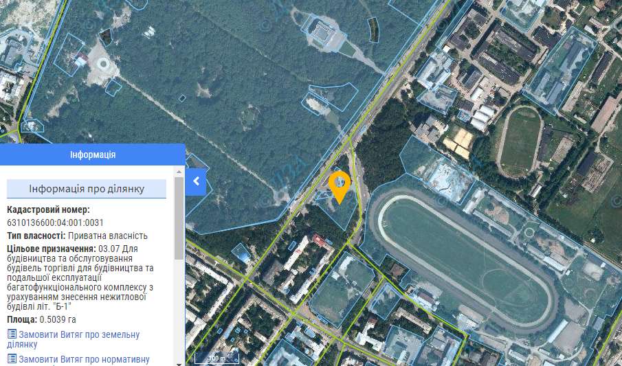 Информация про участок в кадастре. Фото: "СтройОбзор"