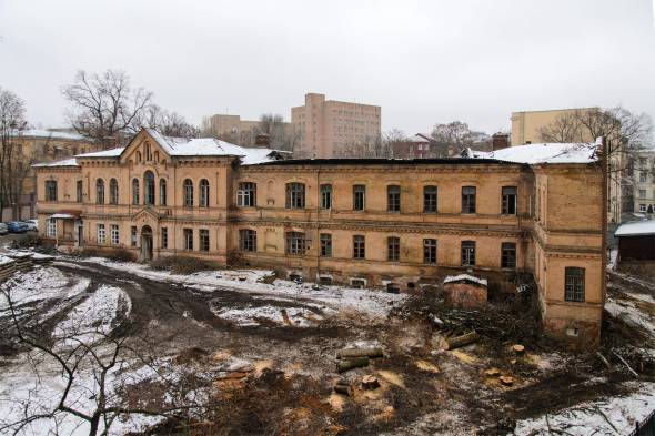 Уже демонтированное здание на ул. Маршала Бажанова, 11. Фото: "СтройОбзор"