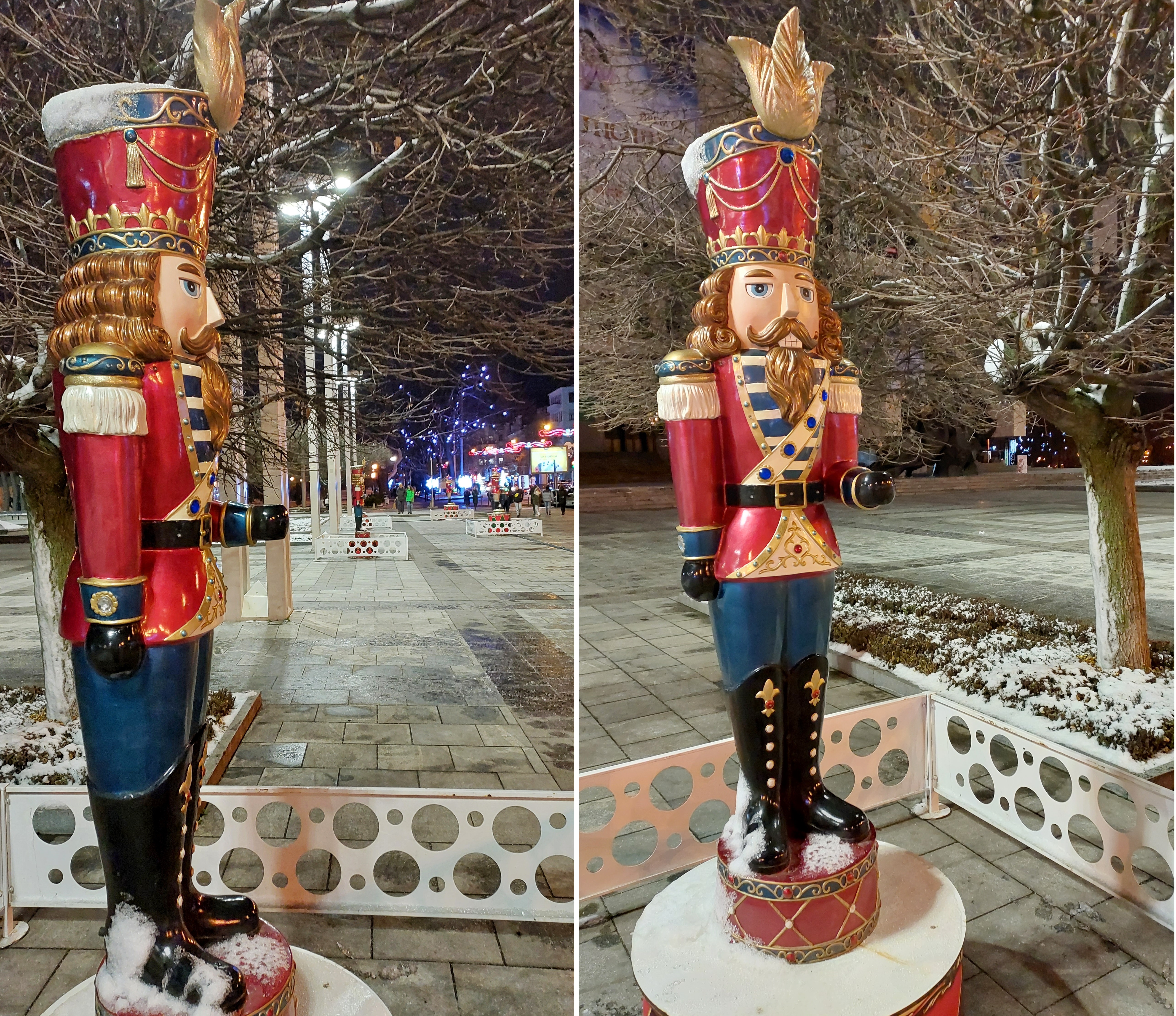 Щелкунчики возле ХНАТОБа.