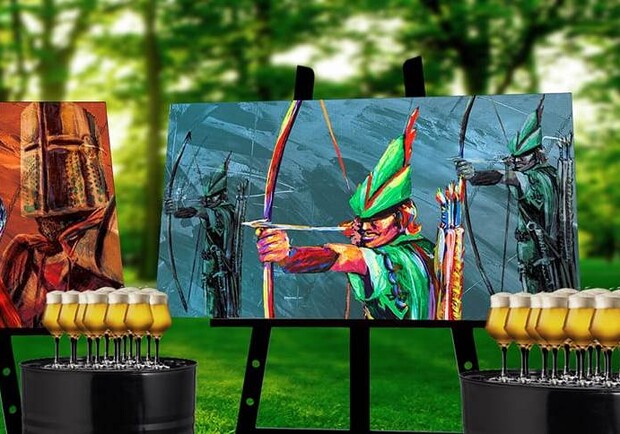 Вставка "Попробуй картины на вкус" и дегустация пива