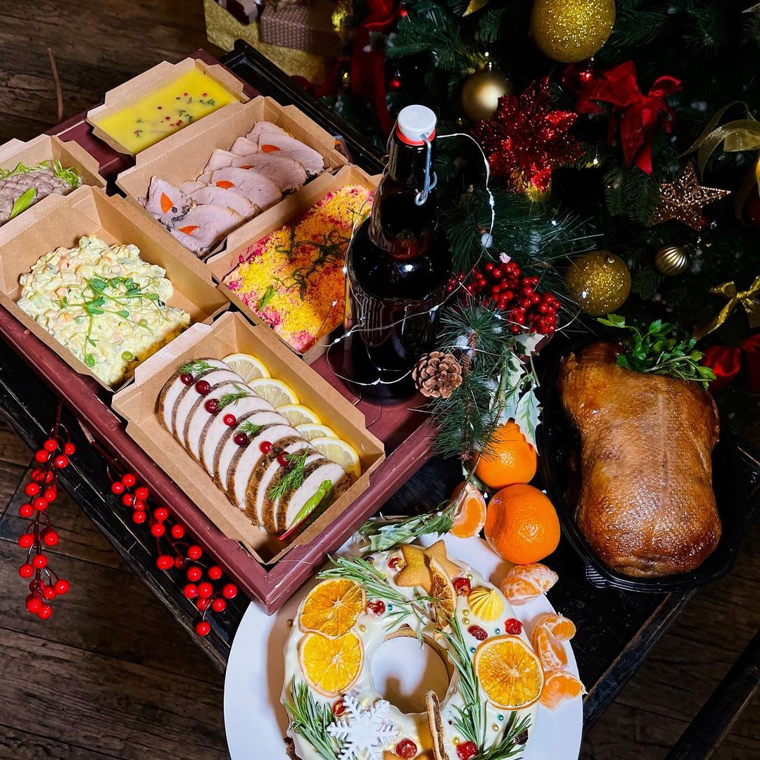 Новогоднее предложение ресторана "Пушка-Миндаль".