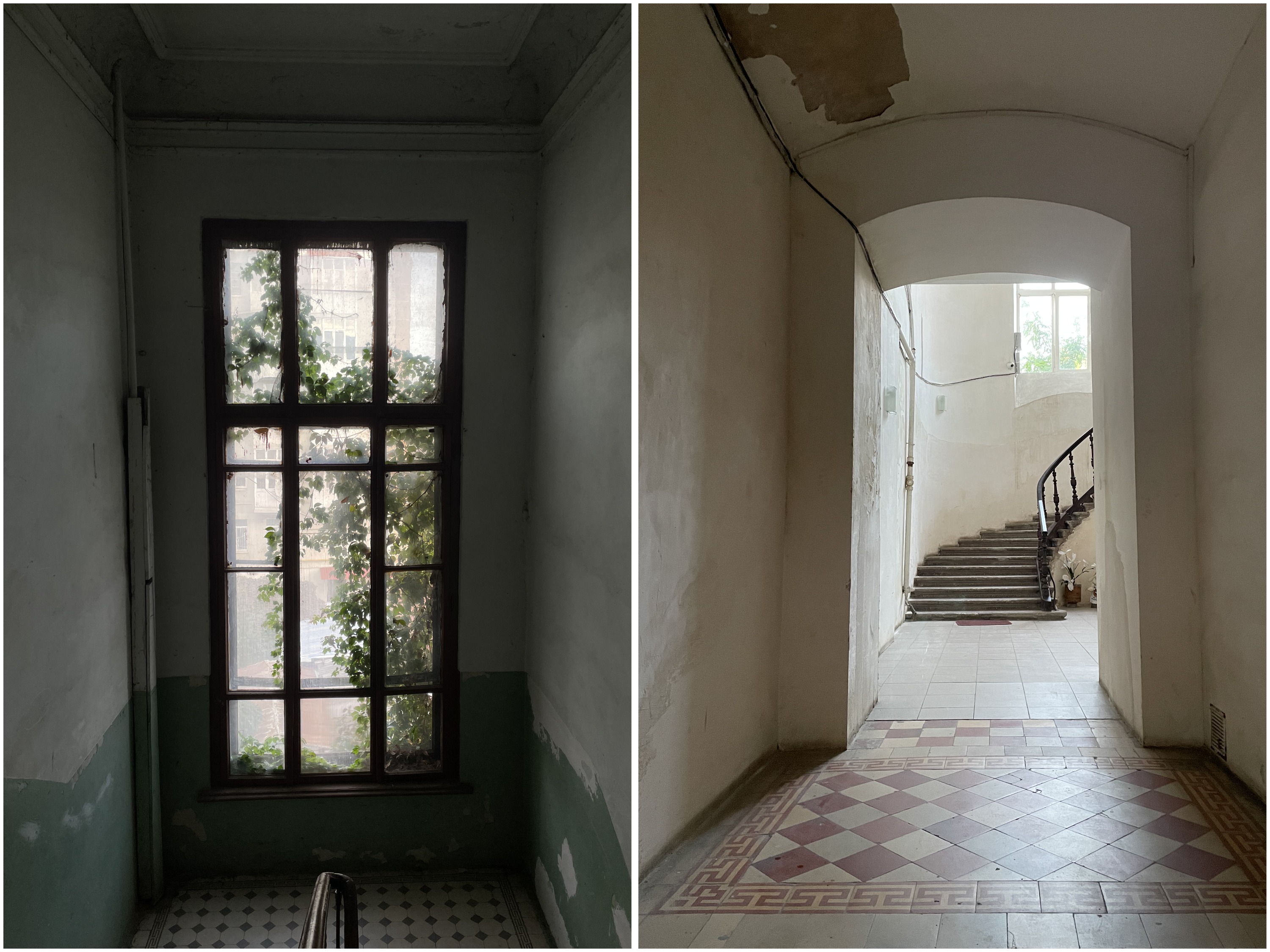 Парадные района.