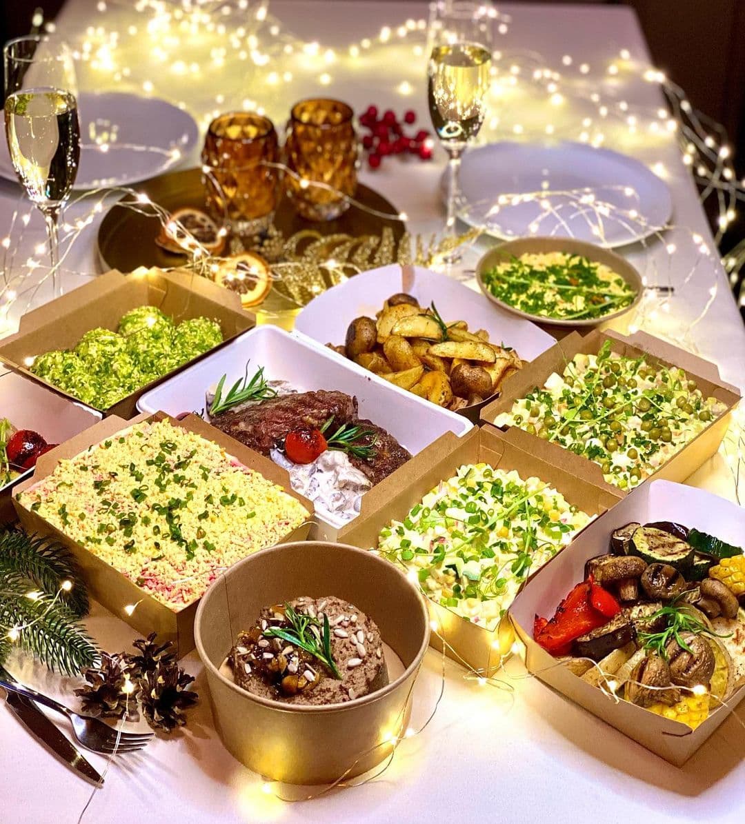 Новогодний сет в "Оттантотто".