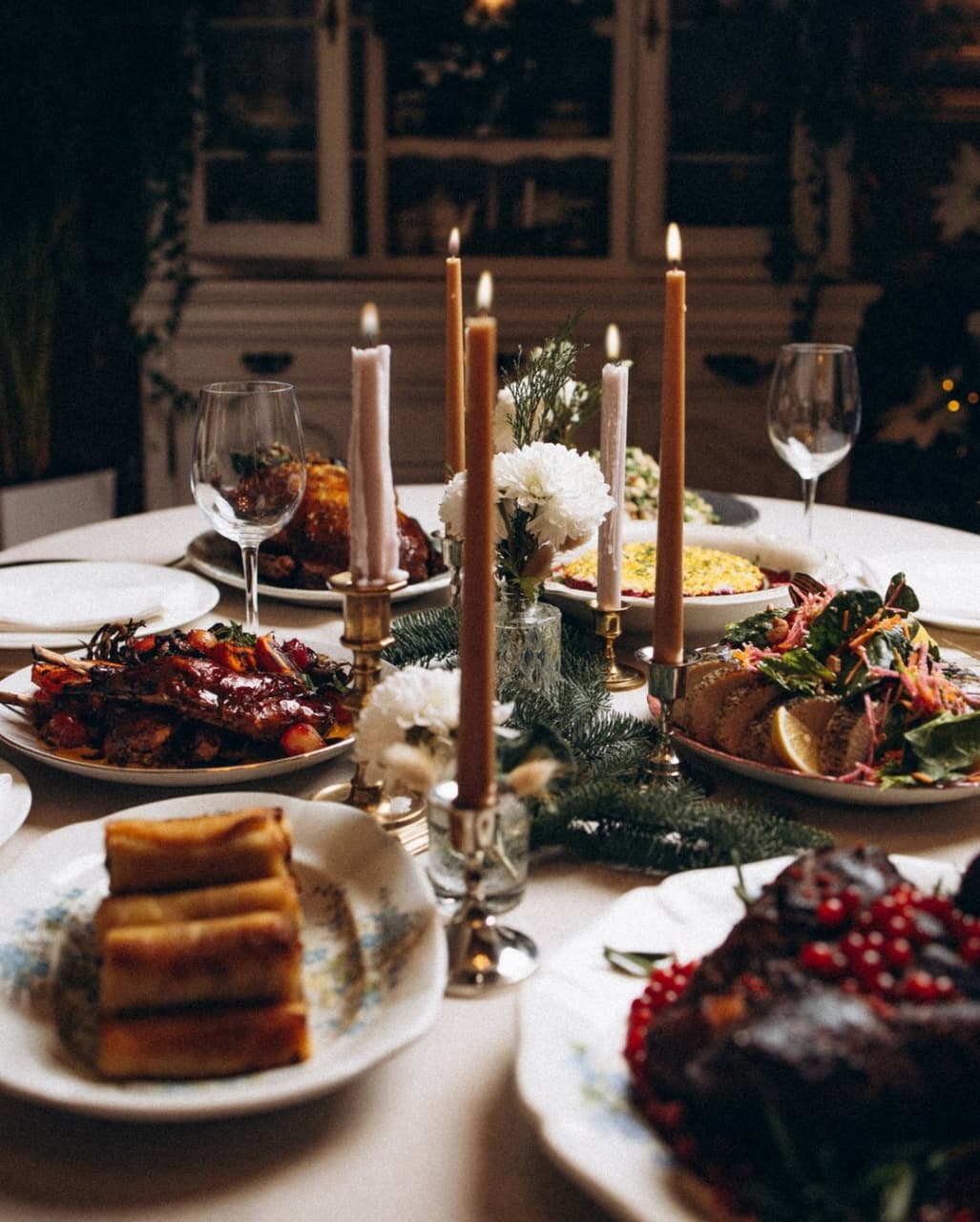 Новогоднее меню ресторана "Чехов".