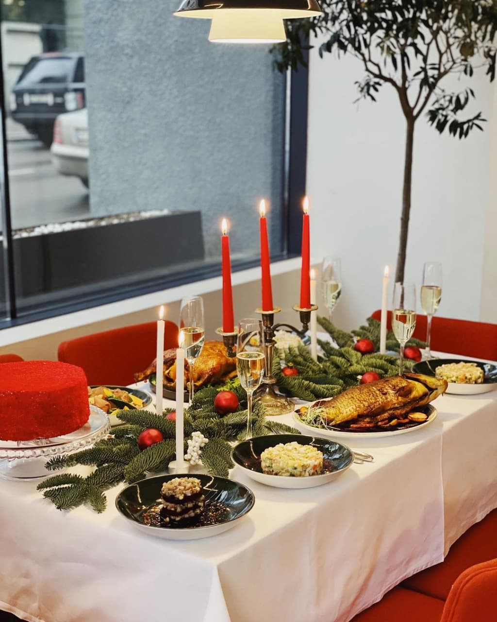 Новогодний ужин в Nonni Bertoni.