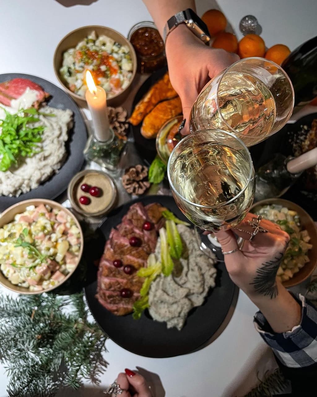 Блюда к новогоднему столу в "Твой черный".