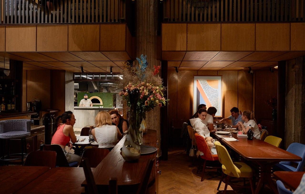 Ресторан Киношники. Интерьер