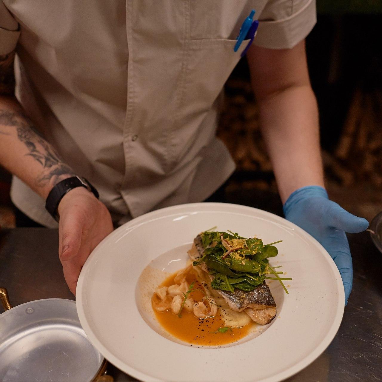 Ресторан Киношники. Кухня