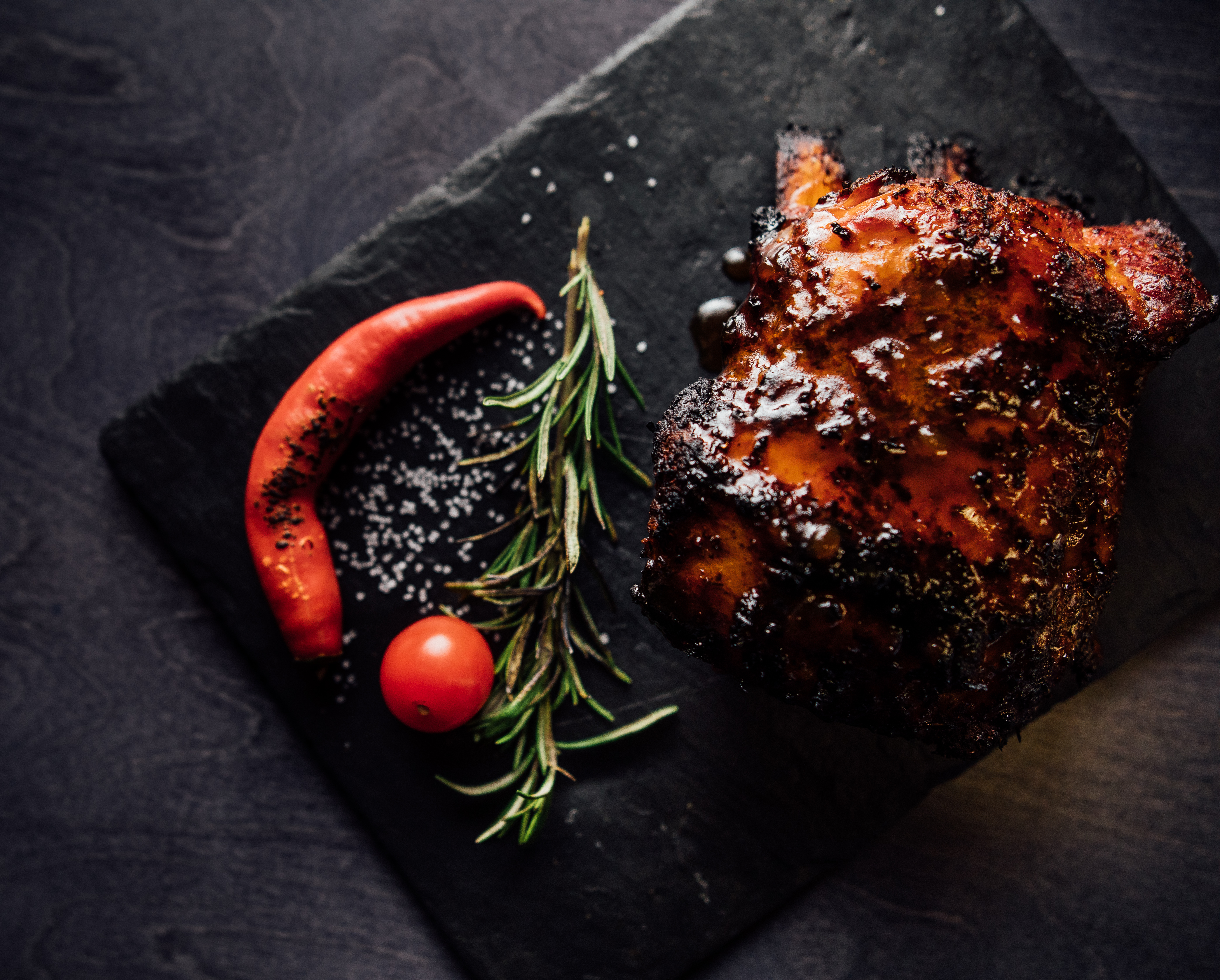 Ребра барбекю в Хоспере (40 гривен за 100 грамм)