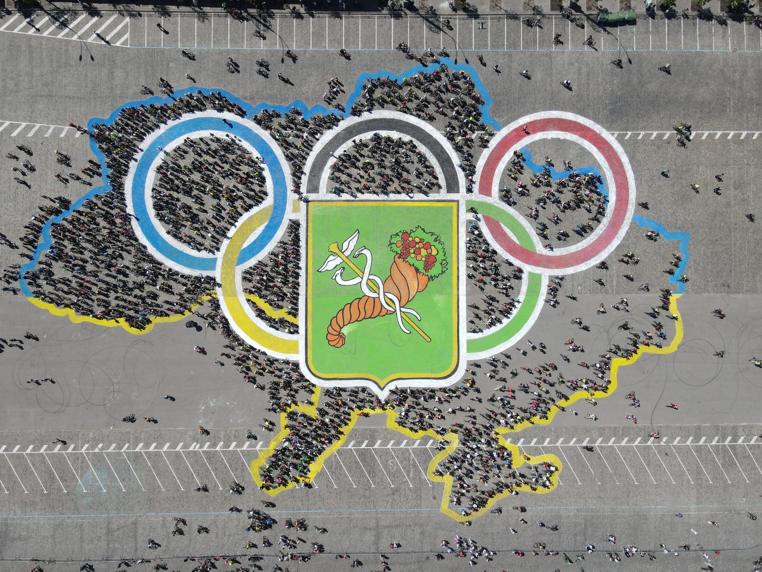 С высоты птичьего полета: как в Харькове прошел Велодень 2021 фото 6 5