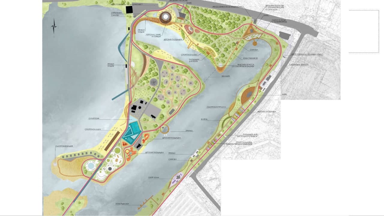 Реконструкция Журавлевского гидропарка: появится лодочная станция, гамаки, беговые дорожки фото 2 1