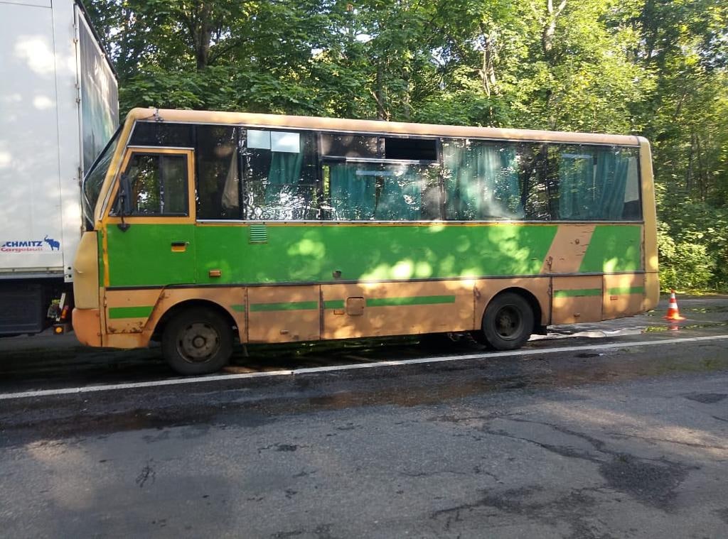 Пострадали три женщины: на трассе Харьков-Симферополь автобус въехал в грузовик фото 1