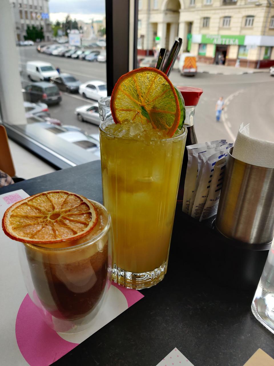 напитки в Япошке на Короленко