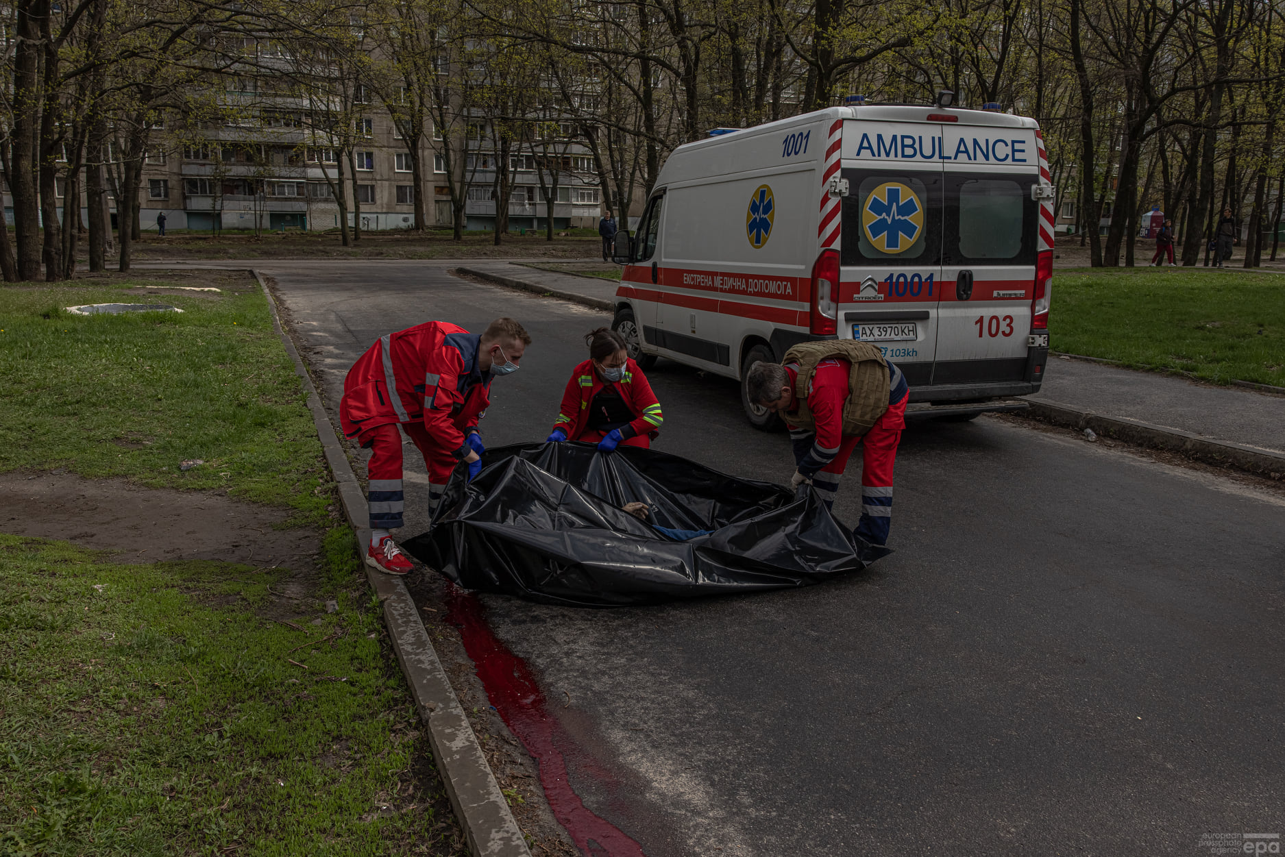 Обстрел Харькова 19 апреля. Фото Роман Филипп