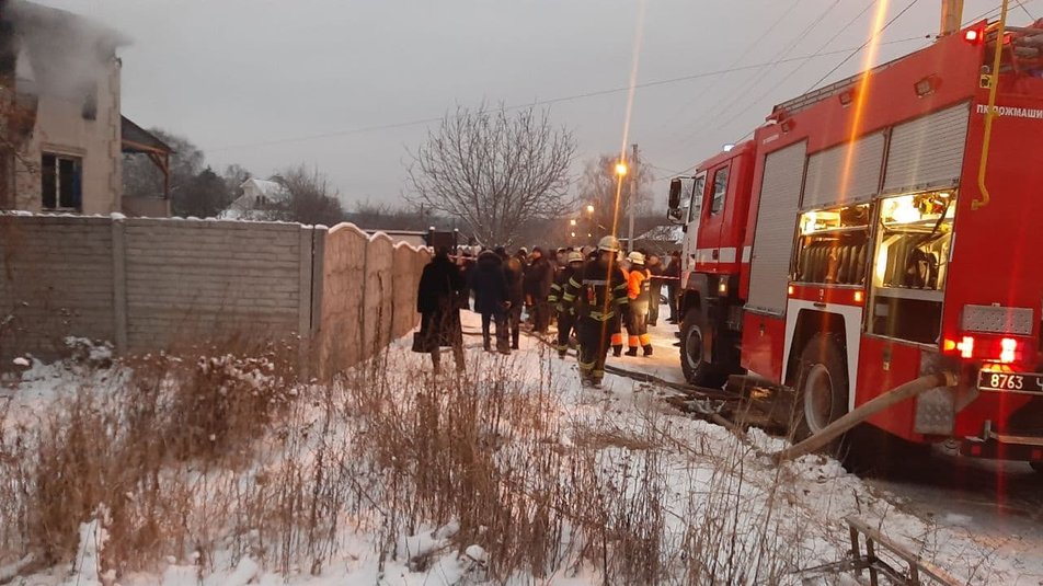 Пожар в доме престарелых "Золотое время" по адресу Нижняя Гиевская 150Б