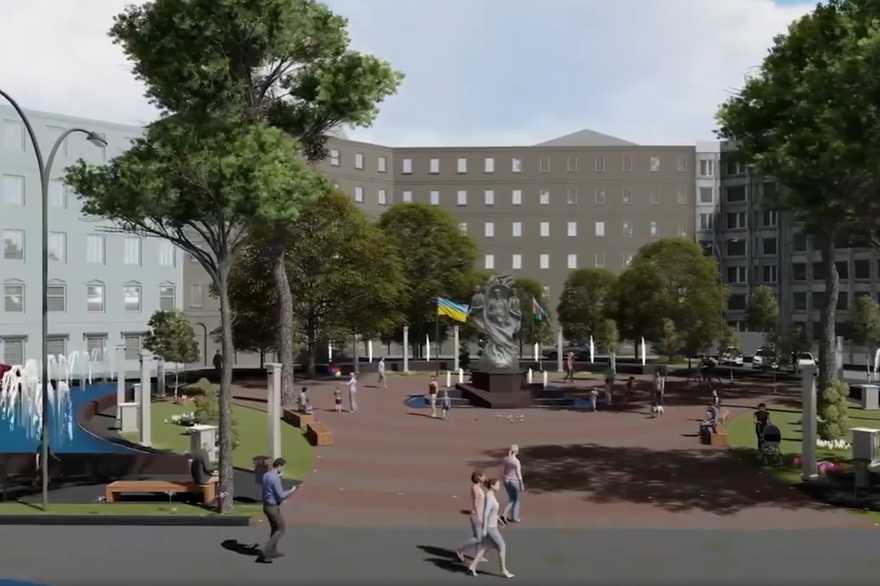 С бесплатным Wi-fi и местом для зарядки гаджетов: в Харькове откроют сквер Мыслителей с тремя скульптурами фото 3 2