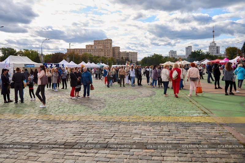 Продукты, одежда, вакансии: на этих выходных на площади Свободы проходит ярмарка фото 1