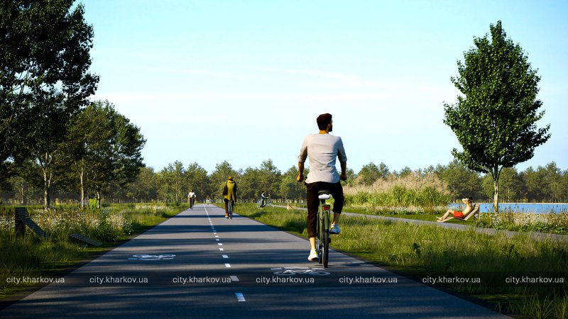 Дендропарк, набережні та бігові доріжки: як виглядатиме Журавлівський гідропарк.