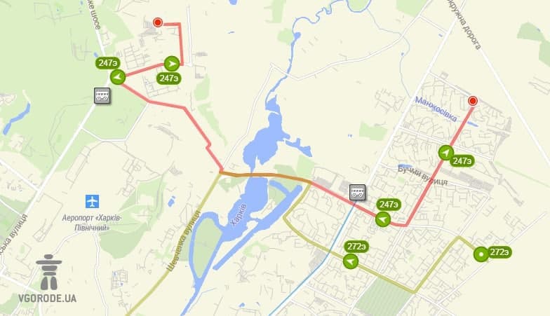 Как ходит маршрутка 247э в Харькове в 2021 году.